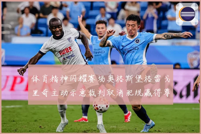 体育精神闪耀赛场奥格斯堡格雷戈里奇主动示意裁判取消犯规赢得尊赛事前瞻